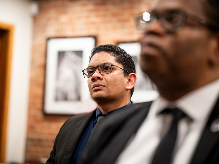 Aspirants listening to a presentation during the St. Mary's Propaedeutic Stage.