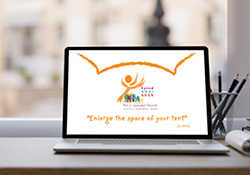 Distance Learning on a laptop computer